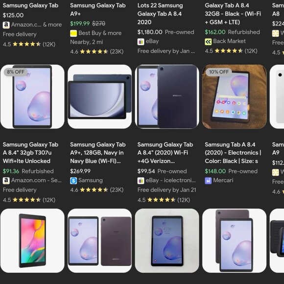 UNUSED SAMSUNG TAB A TABLET. NETWORK UNLOCKD. REQUIRES FRP BYPASS AND SIM TRAY. - Picture 15 of 15